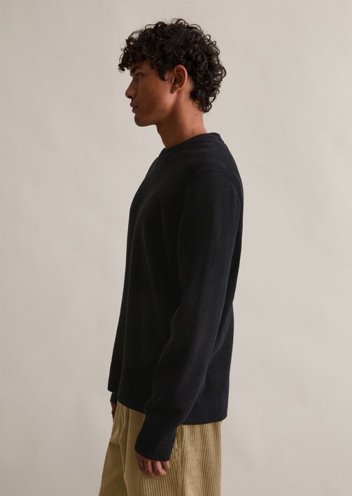 Relaxed sweater — Black