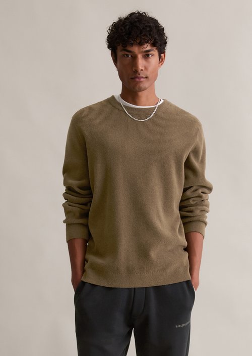 Relaxed sweater — Pale Brown