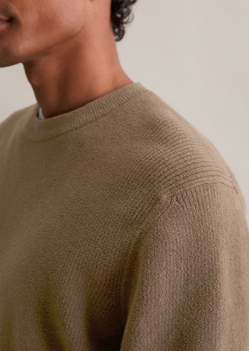 Relaxed sweater — Pale Brown