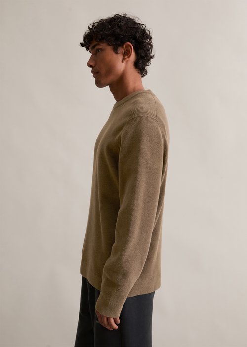 Relaxed sweater — Pale Brown