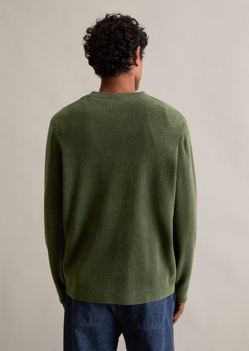 Relaxed sweater — Swamp Green