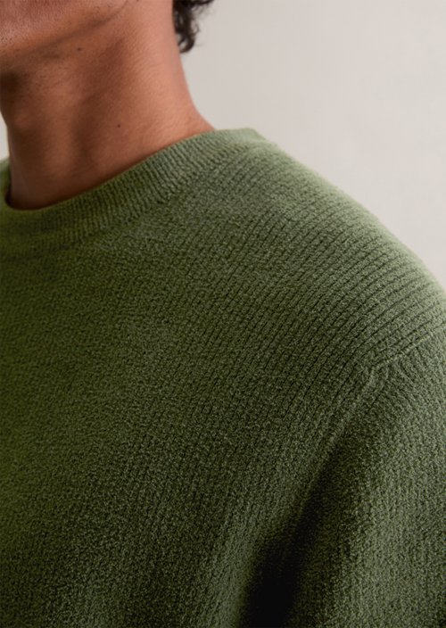 Relaxed sweater — Swamp Green