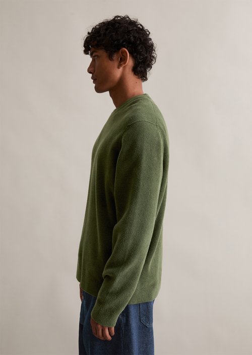 Relaxed sweater — Swamp Green