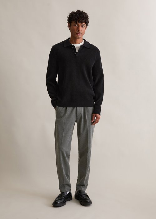 Relaxed sweater — Black