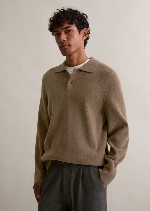Relaxed sweater — Pale Brown