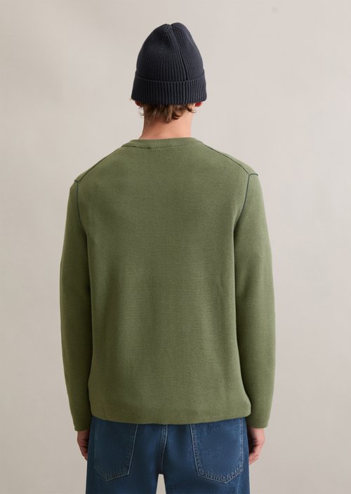 Sweater regular — Dark Moss