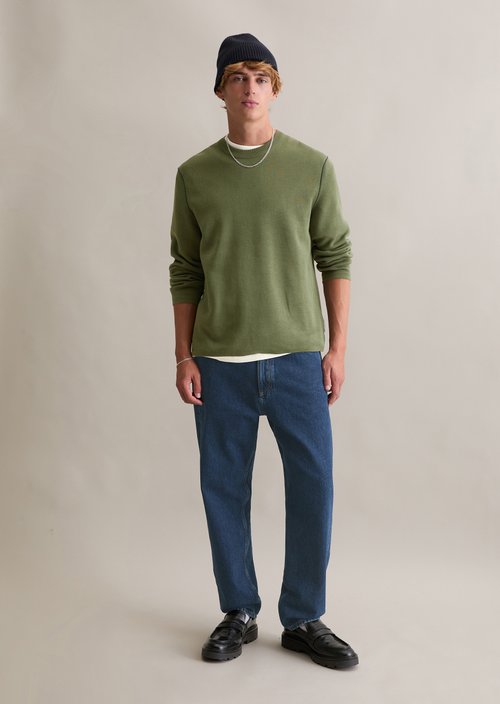 Sweater regular — Dark Moss