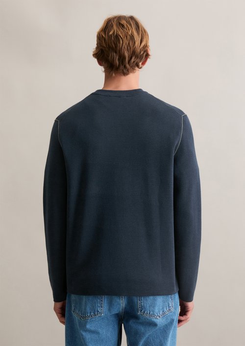 Sweater regular — Navy Teal