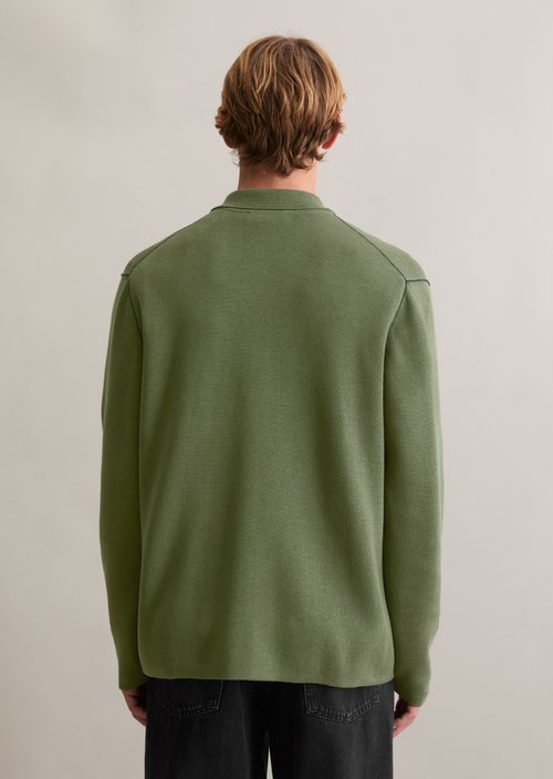 Loose cardigan — Dark Moss