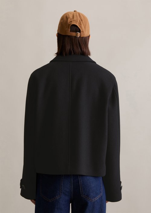Caban jacket relaxed — Black