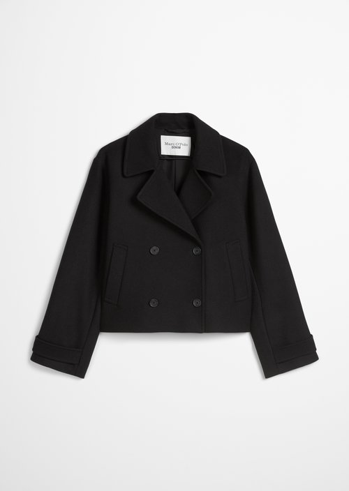 Caban jacket relaxed — Black
