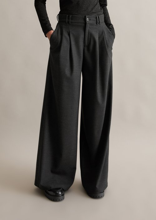 Relaxed-fit trousers — Medium Grey