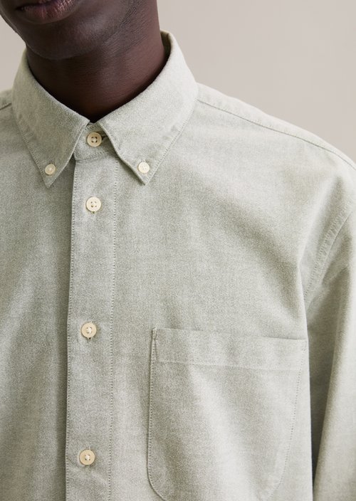 Regular shirt — Dark Green