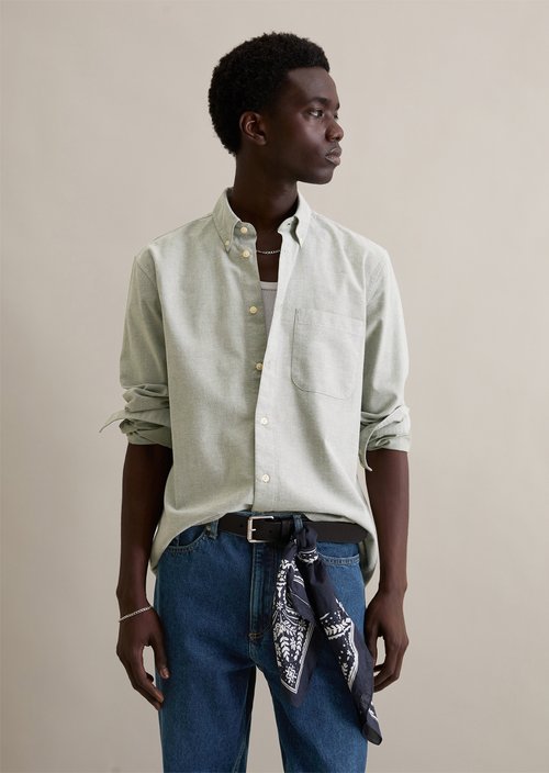 Regular shirt — Dark Green