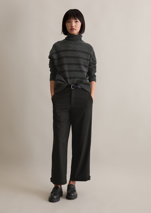 Regular turtleneck sweater — Dark Grey
