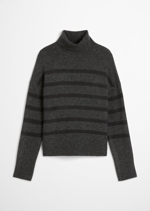 Regular turtleneck sweater — Dark Grey