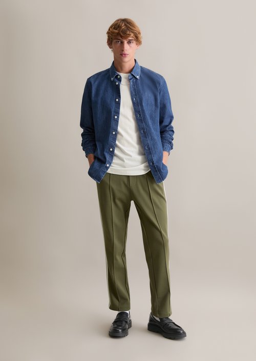 Regular denim shirt — Medium Blue