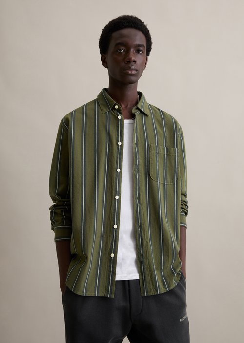 Regular shirt — Dark Green