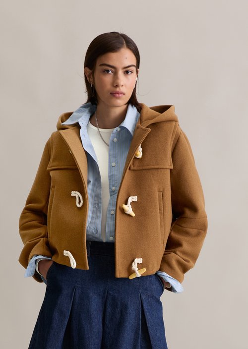 Duffle jacket regular — Wood Grain