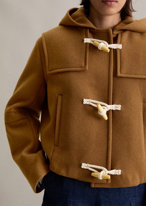 Duffle jacket regular — Wood Grain