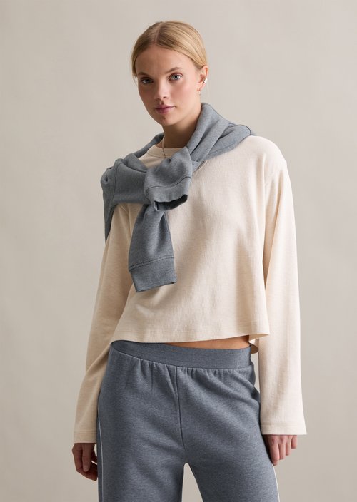 Relaxed longsleeve — Desert Melange