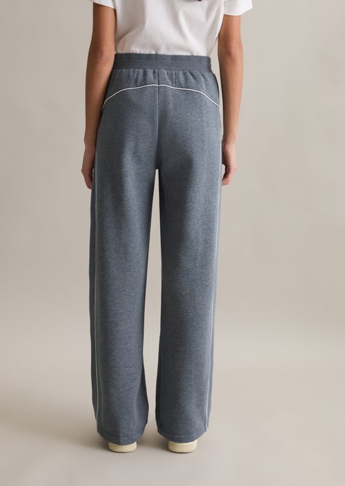 Relaxed sweatpants — Asphalt Melange
