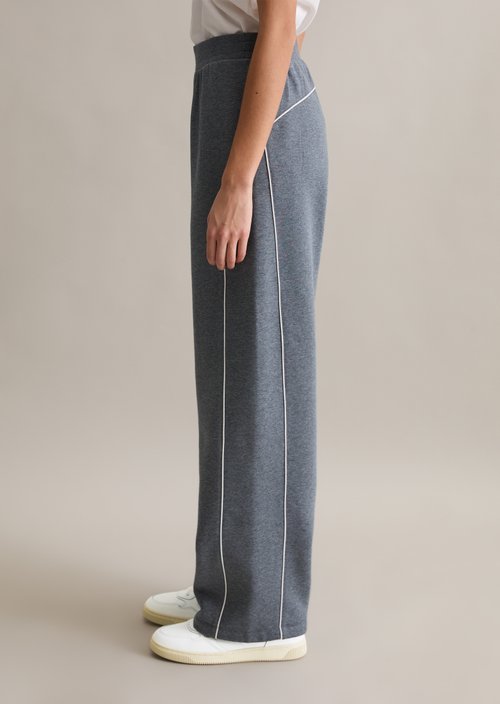 Relaxed sweatpants — Asphalt Melange