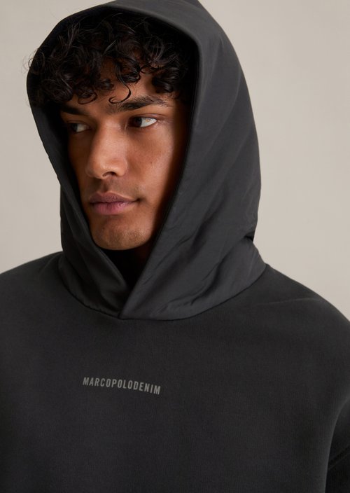 Hoodie relaxed — Black