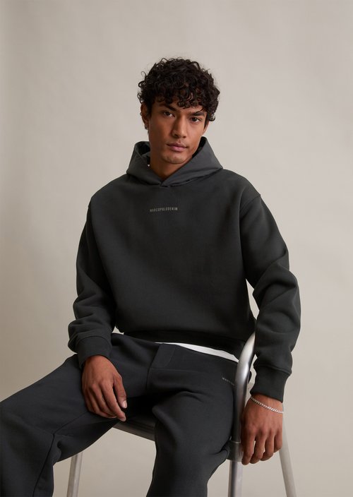 Hoodie relaxed — Black