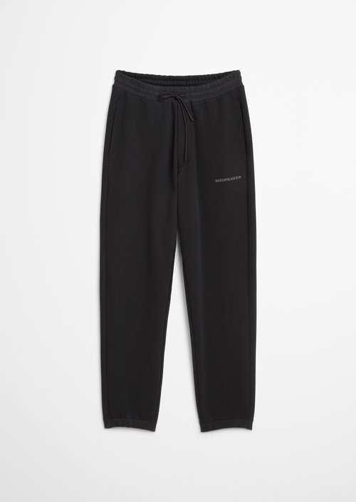 Relaxed sweatpants — Black