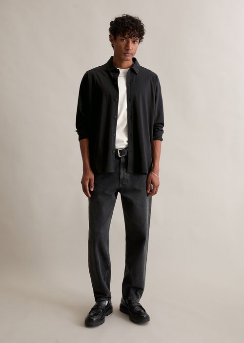 DfC jersey shirt relaxed — Black