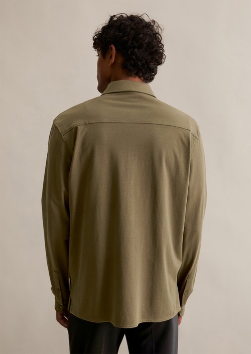 DfC jersey shirt relaxed — Pale Brown