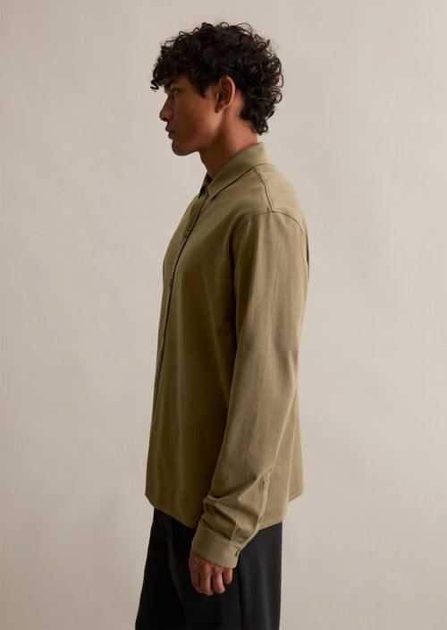 DfC jersey shirt relaxed — Pale Brown