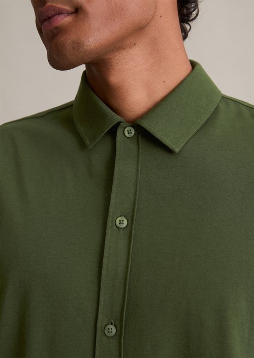 DfC jersey shirt relaxed — Swamp Green