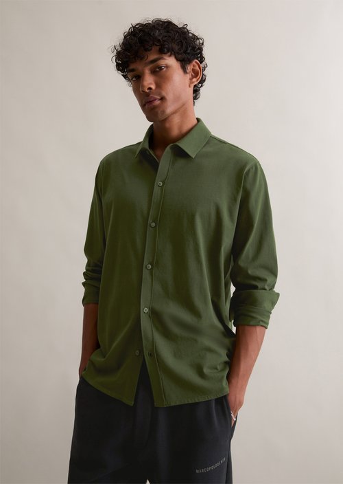 DfC jersey shirt relaxed — Swamp Green