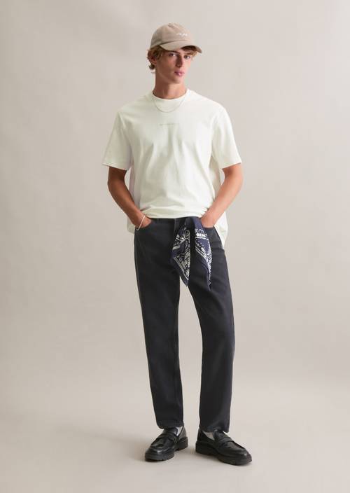 DfC T-shirt relaxed Silky White in vooraanzicht