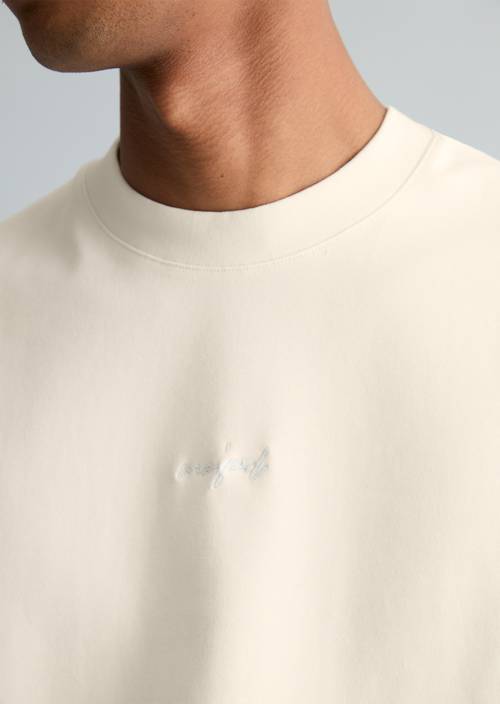 Relaxed T-shirt Silky White in detail view