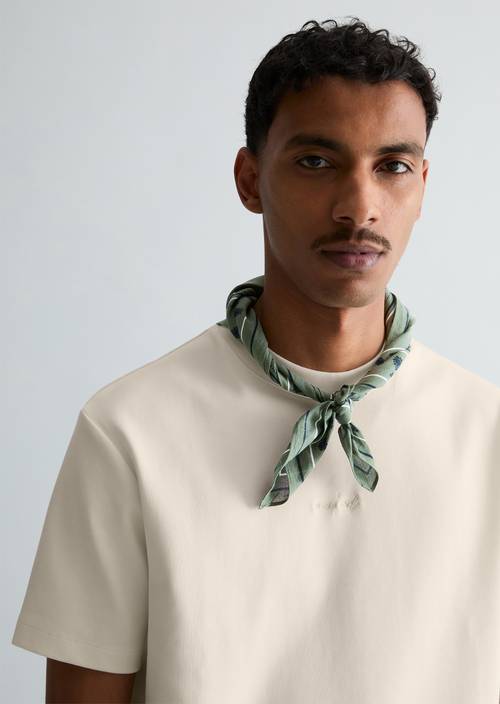 Relaxed T-shirt Silky White in front view