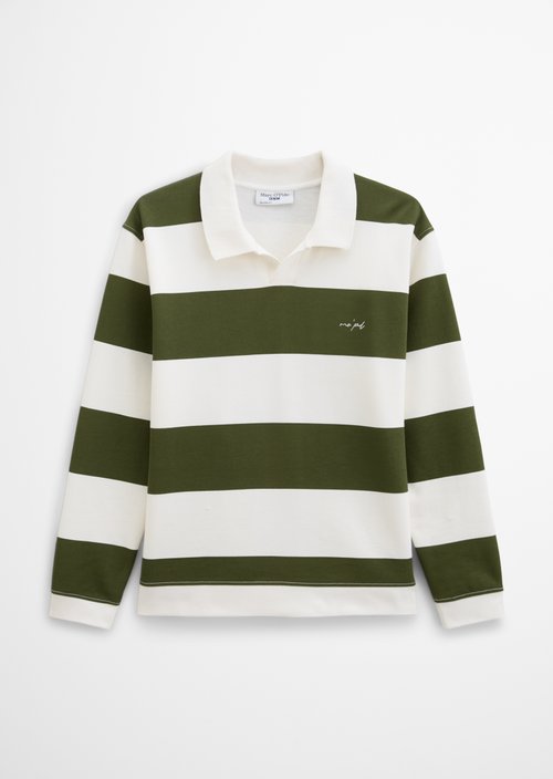 Polo sweatshirt relaxed — Dark Green