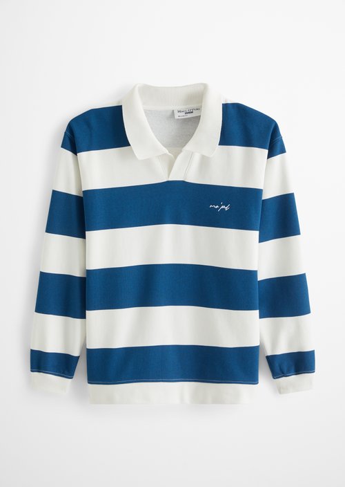 Polo sweatshirt relaxed — Dark Blue