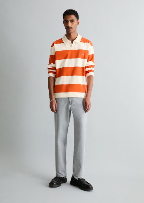 Polo sweatshirt relaxed — Medium Orange