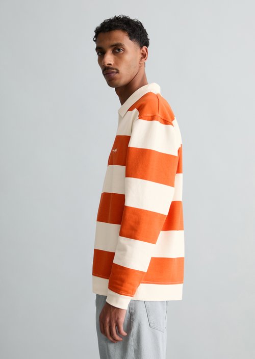 Polo sweatshirt relaxed — Medium Orange