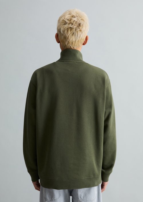 Relaxed sweat troyer — Dark Moss