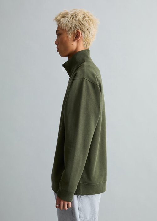 Relaxed sweat troyer — Dark Moss