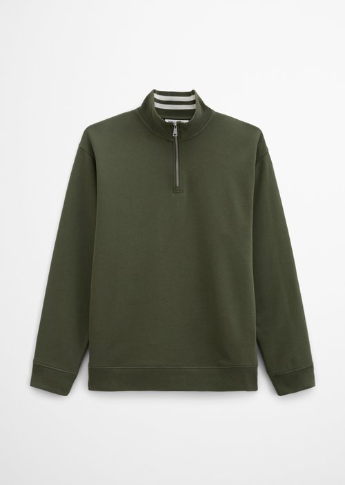 Relaxed sweat troyer — Dark Moss