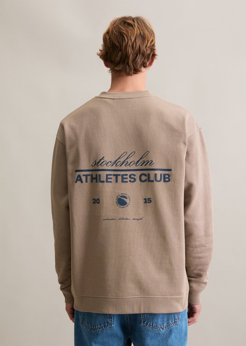 Relaxed sweatshirt — Cold Taupe