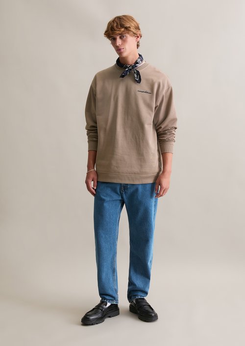 Relaxed sweatshirt — Cold Taupe