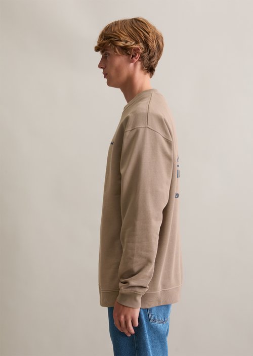 Relaxed sweatshirt — Cold Taupe