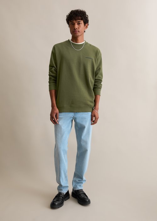 Relaxed sweatshirt — Dark Moss