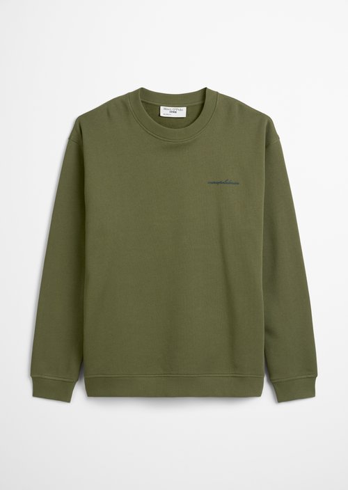 Relaxed sweatshirt — Dark Moss